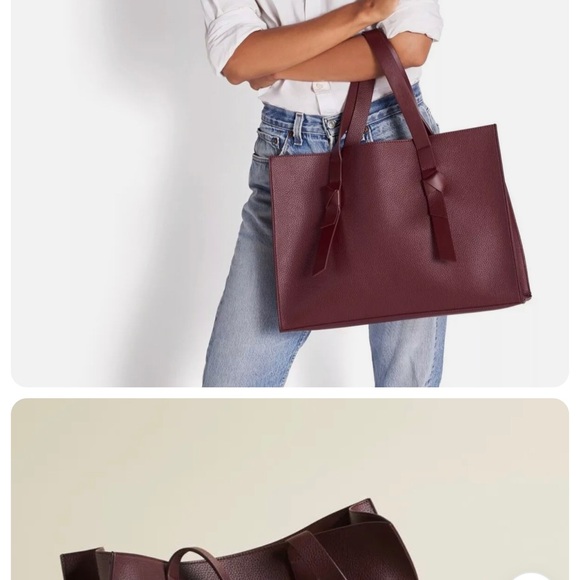 Rachel Zoe Knot Tote in Bordeaux - Picture 2 of 2